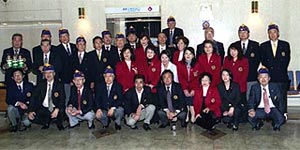 大阪都島ライオンズクラブ 結成４５周年記念チャリティーふれあいコンサート 2008年3月16日 協力いただいた大阪ファミリーLCの皆さんと